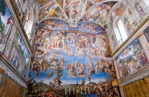Michelangelo's Ceiling in the Sistine Chapel